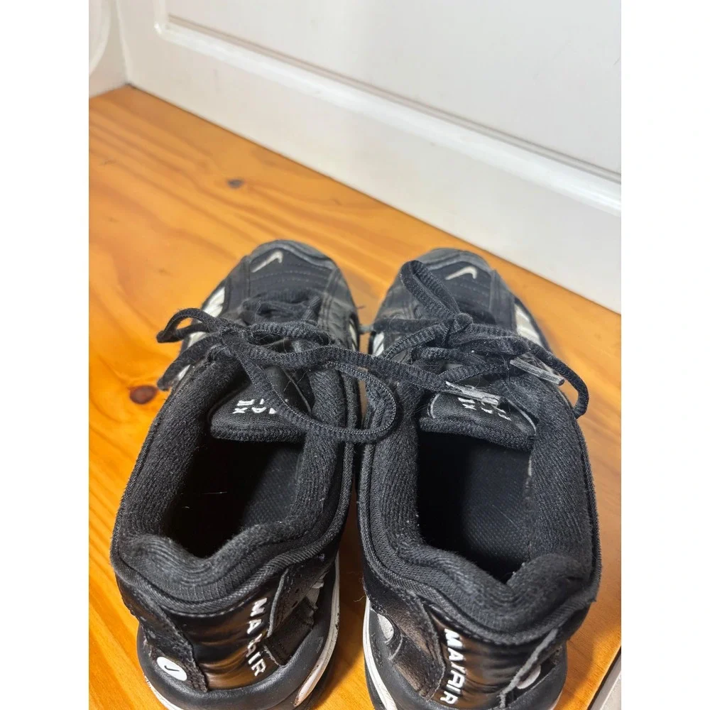 Nike Kids Air Max Tailwind IV‎ Black Silver Athletic Running Shoes